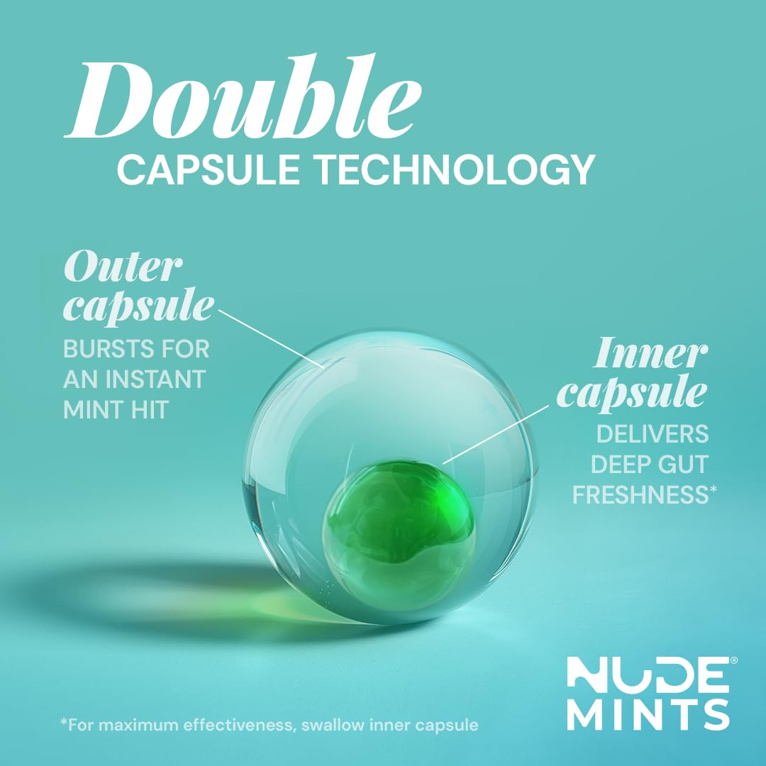 NUDE MINTS: étui portable pour fraîcheur en déplacement.
