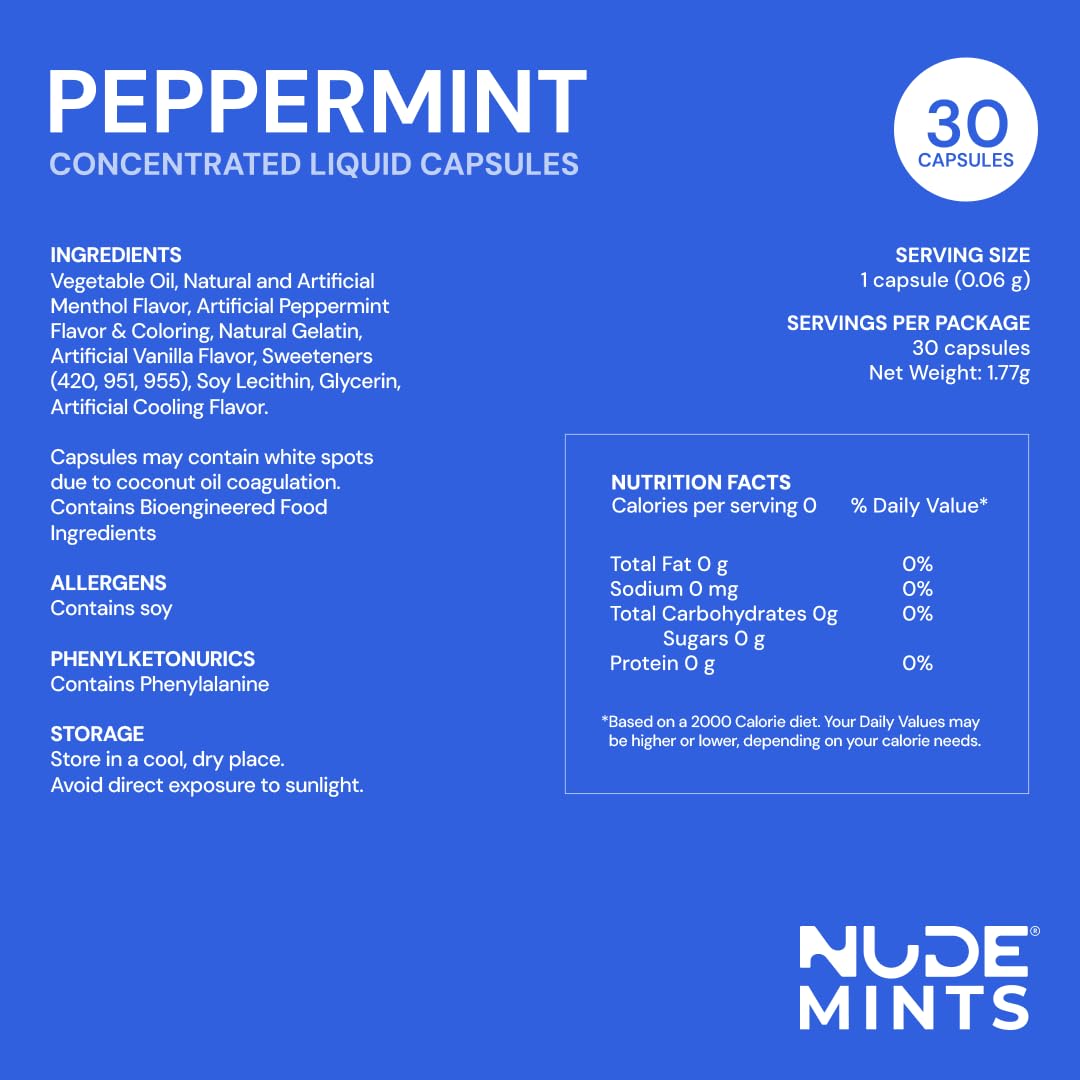 NUDE MINTS, pack 5 — pratique à emporter au quotidien.