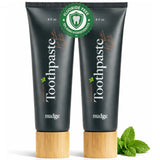 Pâte dentifrice Nudge 10% hydroxyapatite pour l’émail sans fluorure.