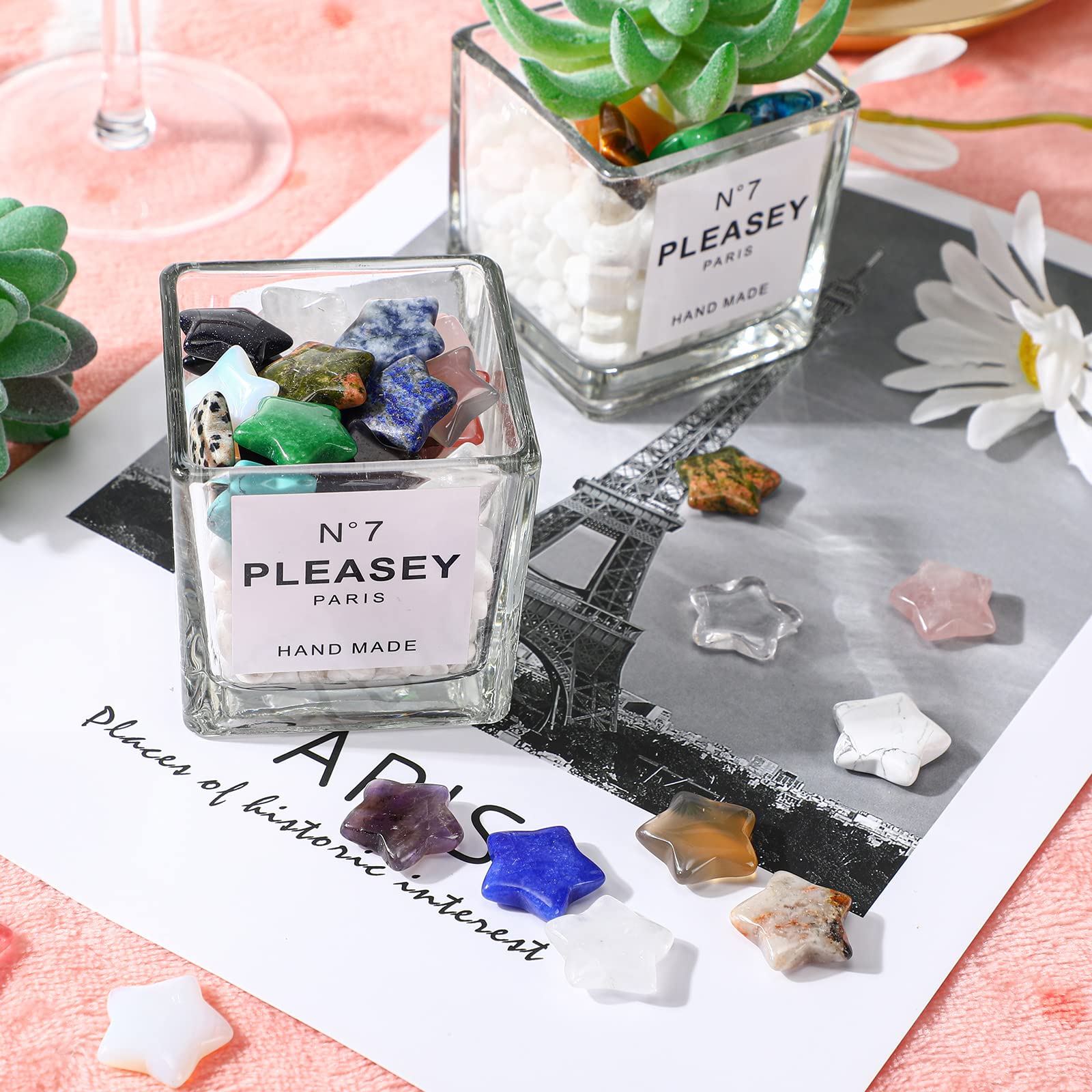 Nuenen cadeaux mini pierres étoiles idée cadeau délicate et polyvalente.