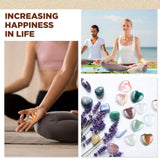 Nuenen pierres cœur pour relaxation et concentration lors de méditation.