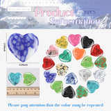 Nuenen – ensemble de 30 coeurs en quartz, parfait pour déco et cadeaux.