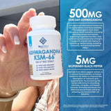 Production américaine NuEthix Ashwagandha KSM 66, conforme CGMP.