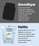 NUFYX Heavenly Protein utilisable en cuisine et pâtisserie pour des recettes protéinées.