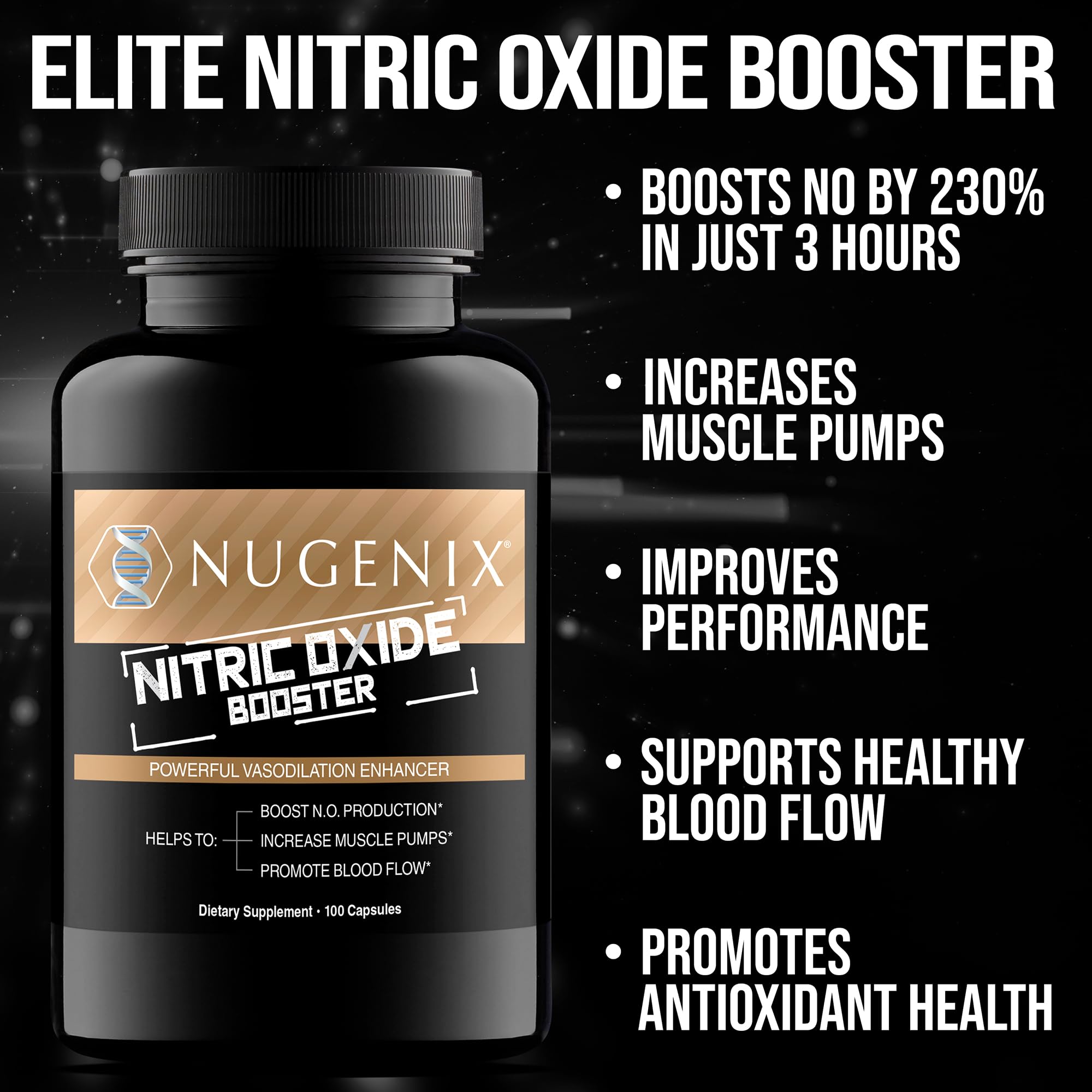 Nugenix – L-Arginine Alpha-Ketoglutarate pour optimiser endurance et récupération.