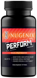 Nugenix Perform : bouteille et capsules, soutien potentiel à l’énergie.