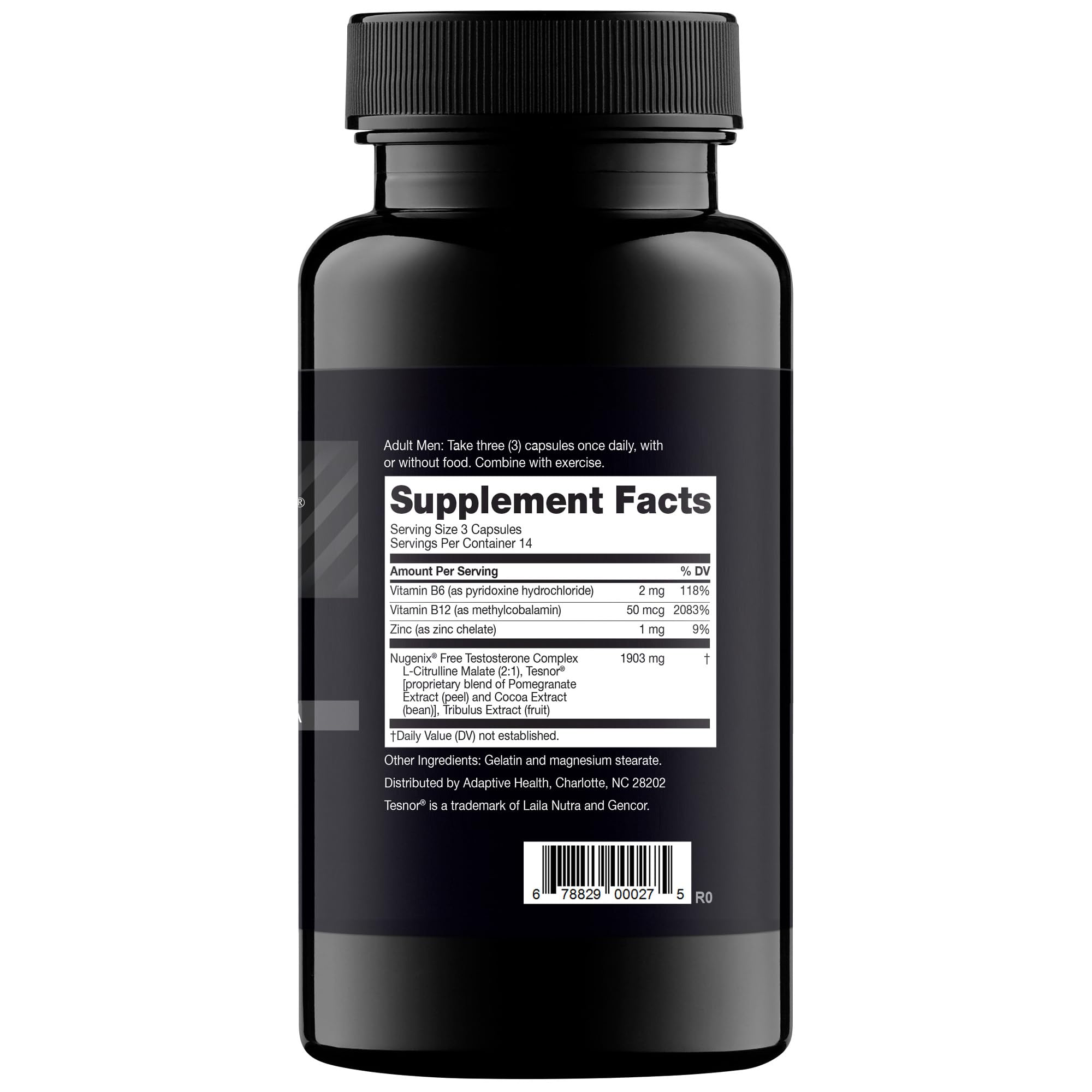 Nugenix T Booster: capsules visibles, intégration facile dans la routine.