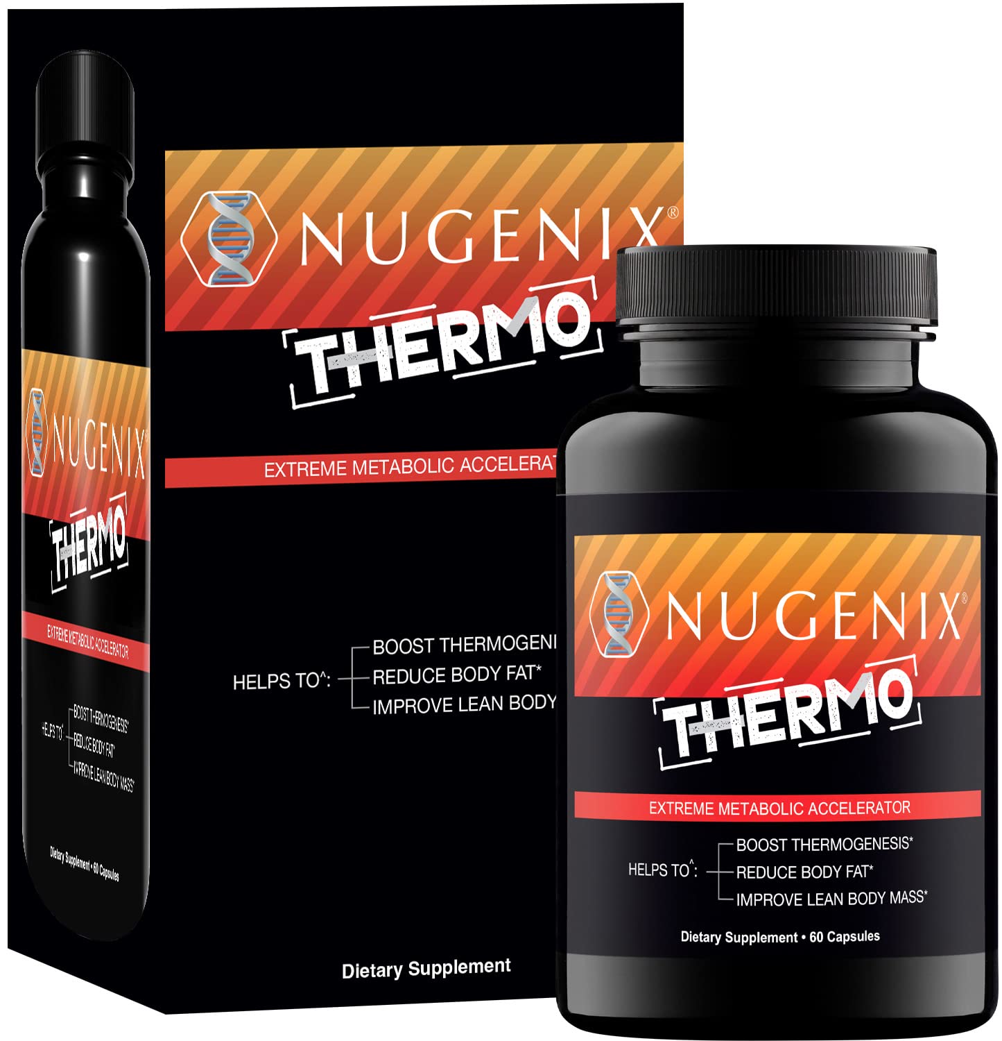 Gélules Nugenix Thermo en gros plan, dose quotidienne pratique