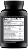 Étiquette Nugenix Thermo sur la bouteille, informations cliniques et dosage
