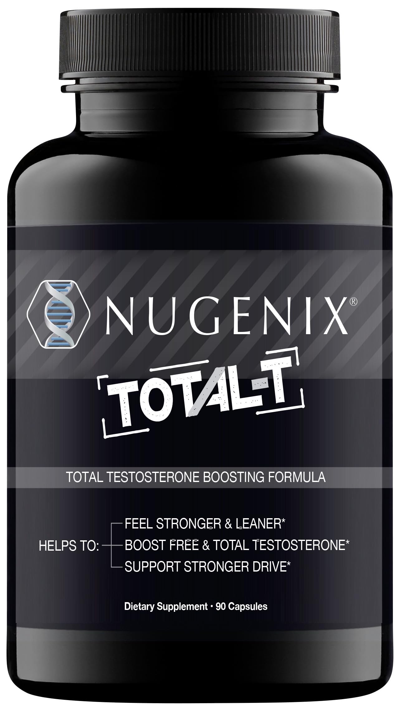 Nugenix Total-T, bouteille énergétique idéale pour routine matinale et entrainement.