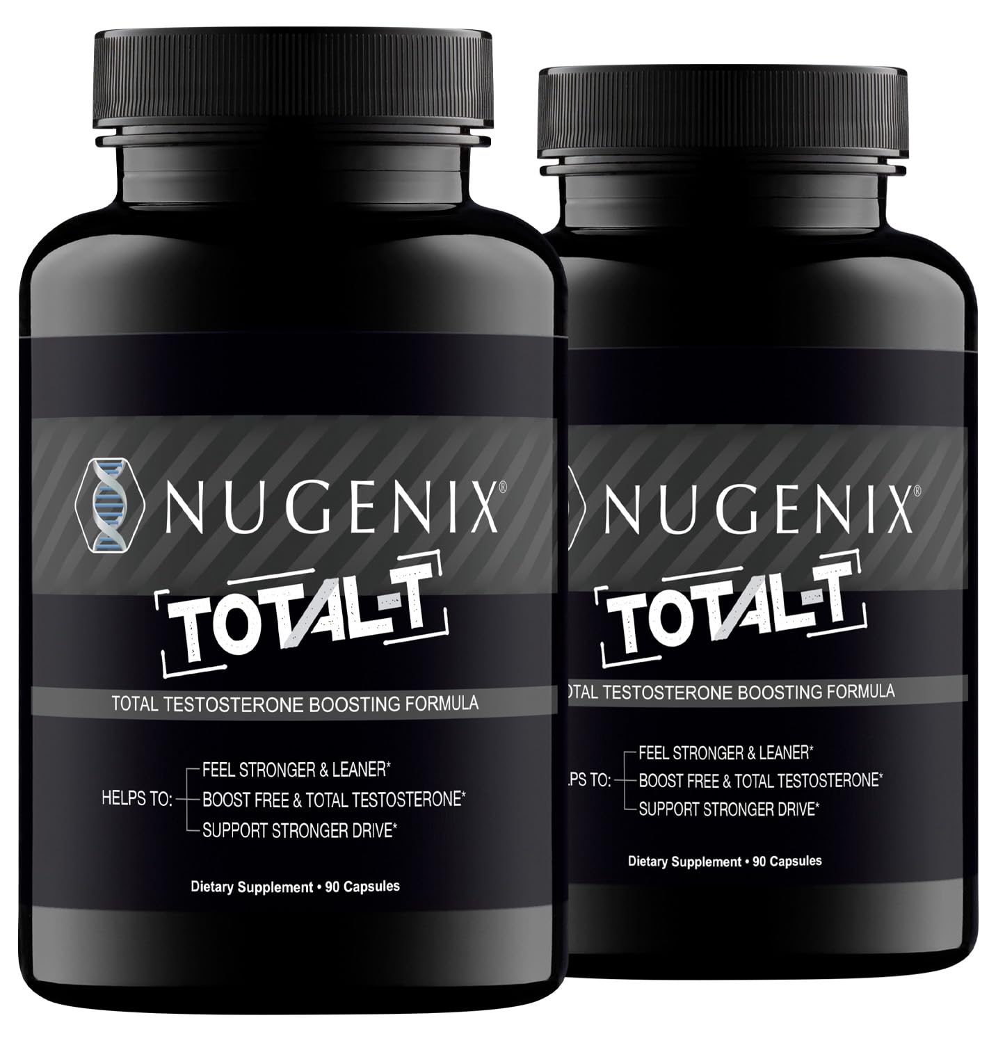 Nugenix Total-T: bouteille premium pour une prise quotidienne pratique.