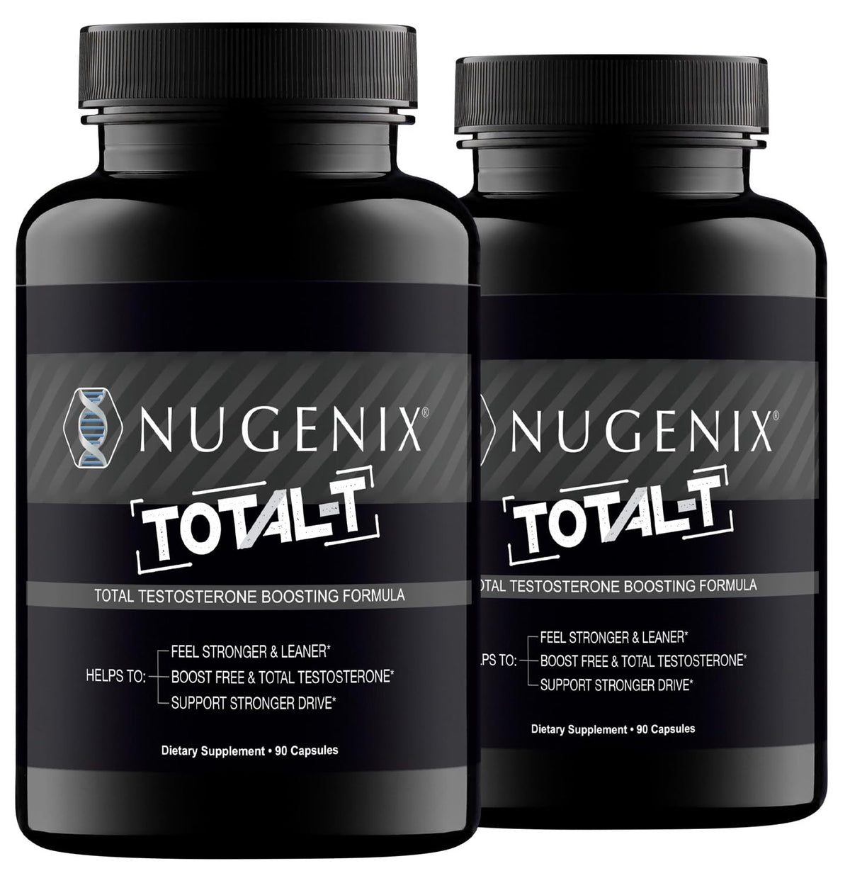 Nugenix Total-T: bouteille premium pour une prise quotidienne pratique.