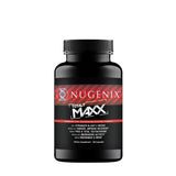 Nugenix Total-T Maxx, bouteille visible, soutien potentiel d'énergie lors de l'entraînement.