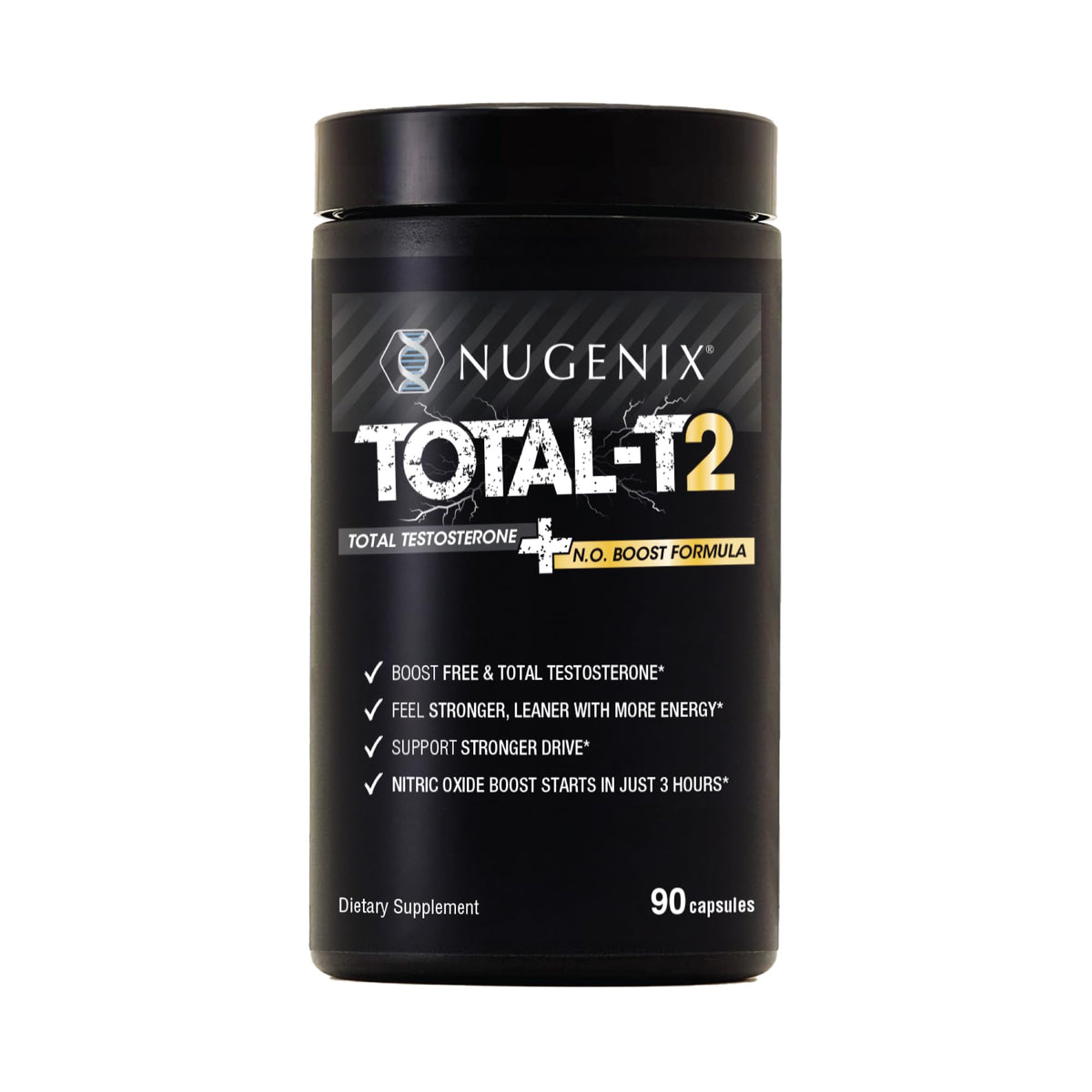 Nugenix Total-T2 — bouteille de complément prête à l’emploi pour un soutien quotidien.