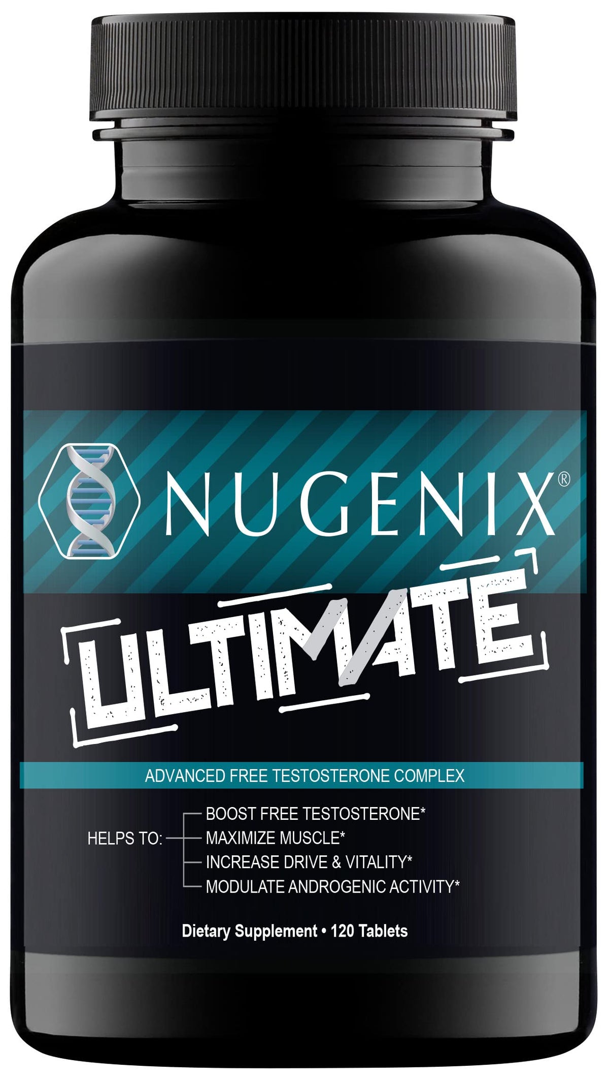 Nugenix Ultimate — vue avant de la bouteille, énergie potentielle pour votre quotidien.