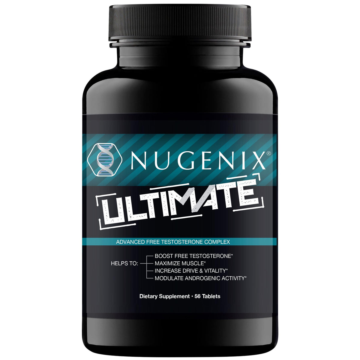 Nugenix Ultimate bouteille-dose prête à accompagner l’entraînement et la récupération.