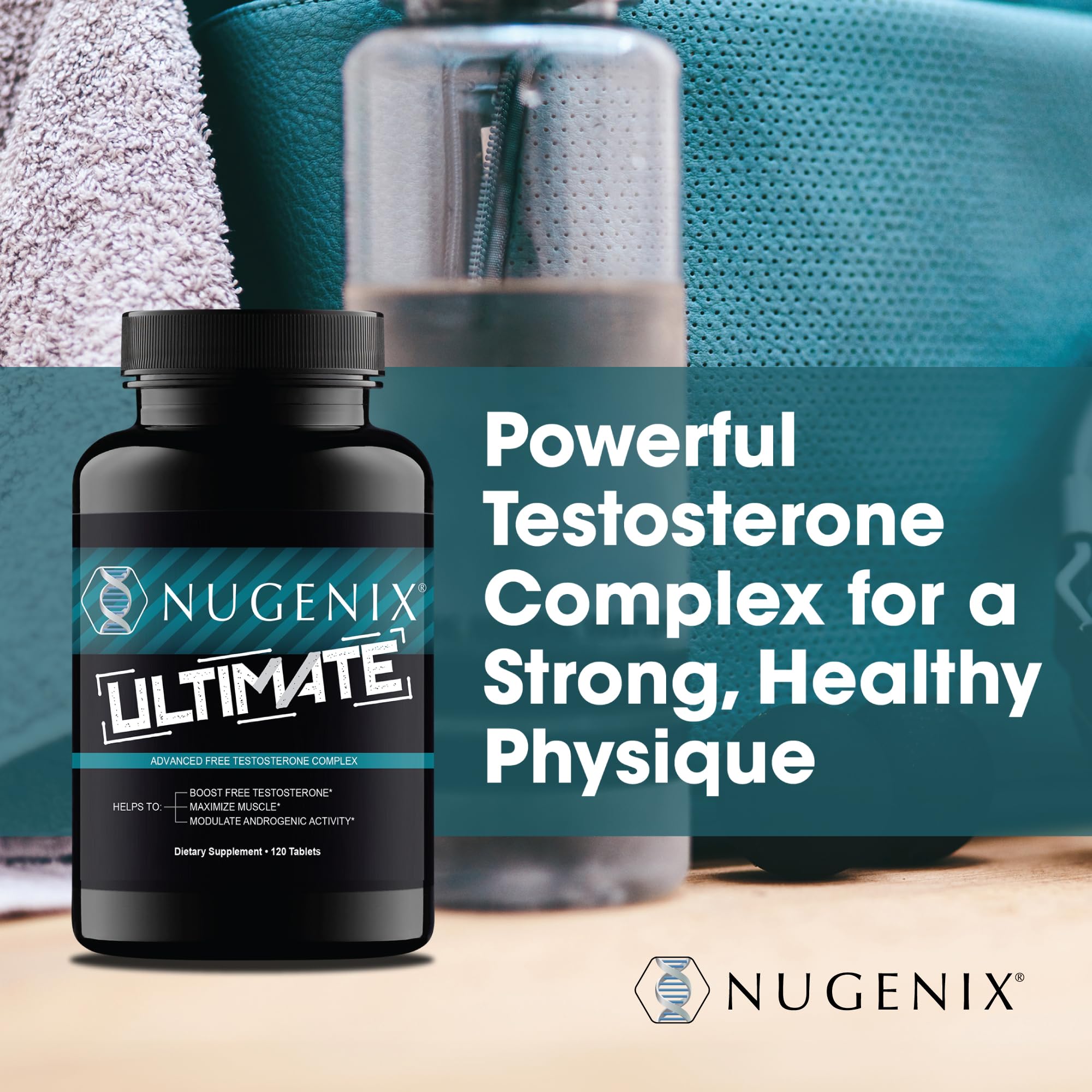Nugenix Ultimate — emballage complet, présentation soignée et traçabilité.