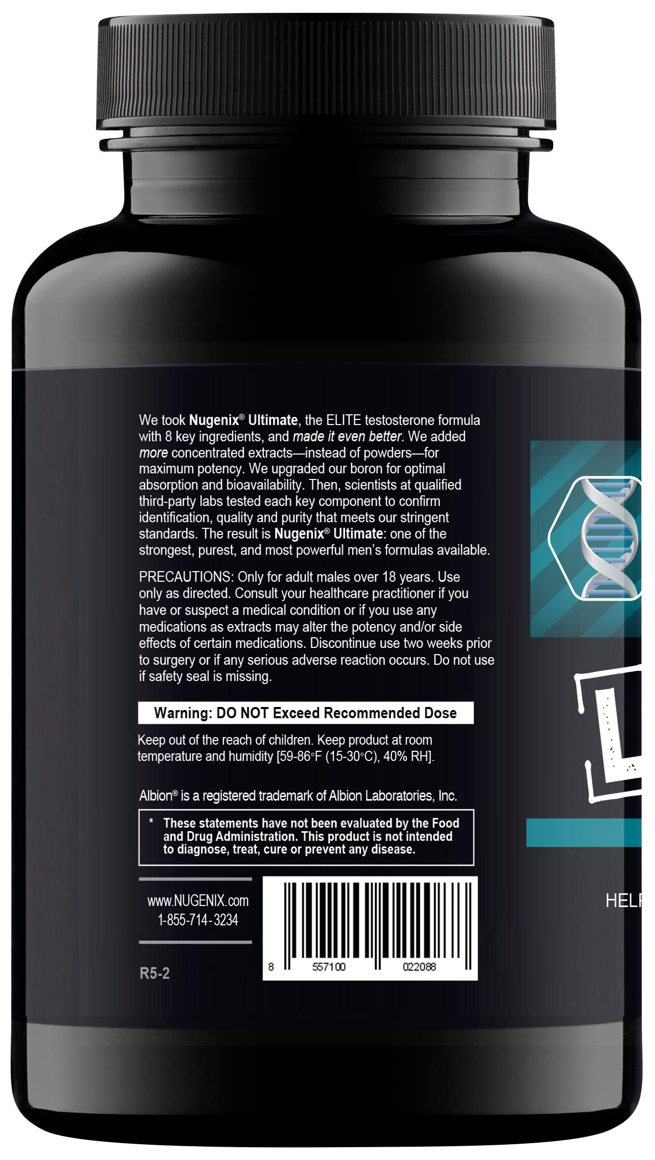 Nugenix Ultimate — comprimés, forme pratique pour compléter votre routine sportive.