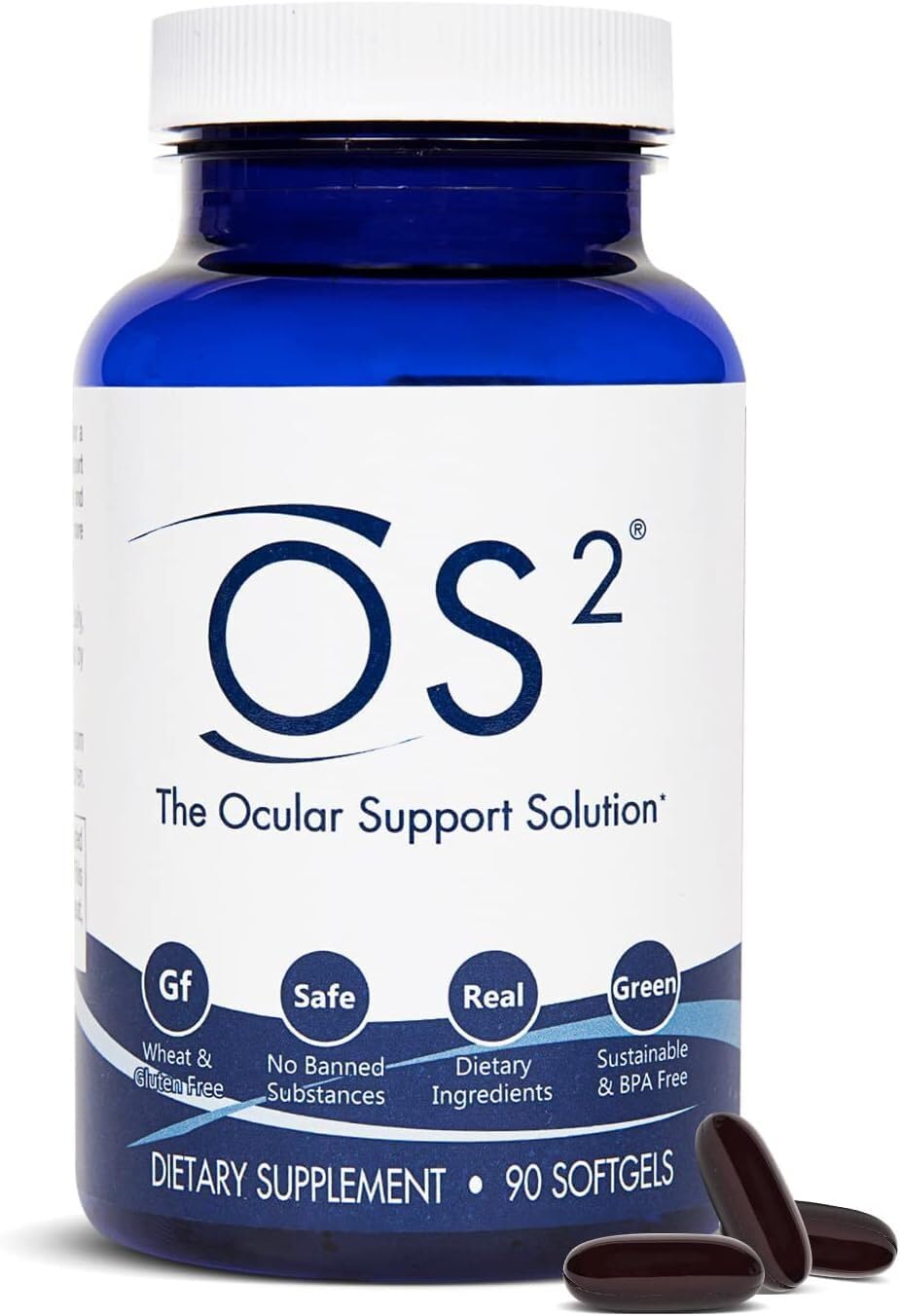 Nugevity OS2, bouteille de gélules, peut soutenir la macula et l'hydratation oculaire
