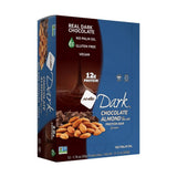 Barre NuGo chocolat noir amande sel mer, dégustation gourmande et équilibrée.