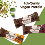 NuGo Organic barre certifiée vegan et sans gluten.