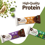 NuGo Slim Barre glucides nets faibles, parfaite pour collation légère.