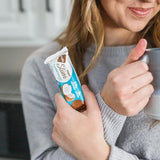 NuGo Slim Barre vegan sans lactose, snack noix de coco délicieux et sain.