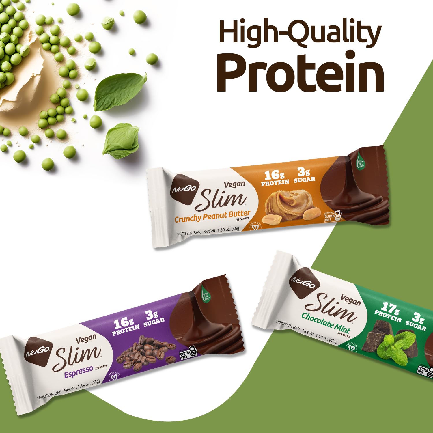 NuGo Slim 7 g de fibres, sensation de satiété durable.