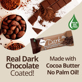 En-cas rapide et portable NuGo Dark Menthe Chocolat.