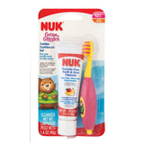 NUK tube dentifrice enfant – texture adaptée pour petites bouches.