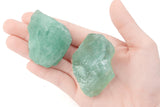 NUKAYAI fluorite verte brute – parfaite pour polissage et créations