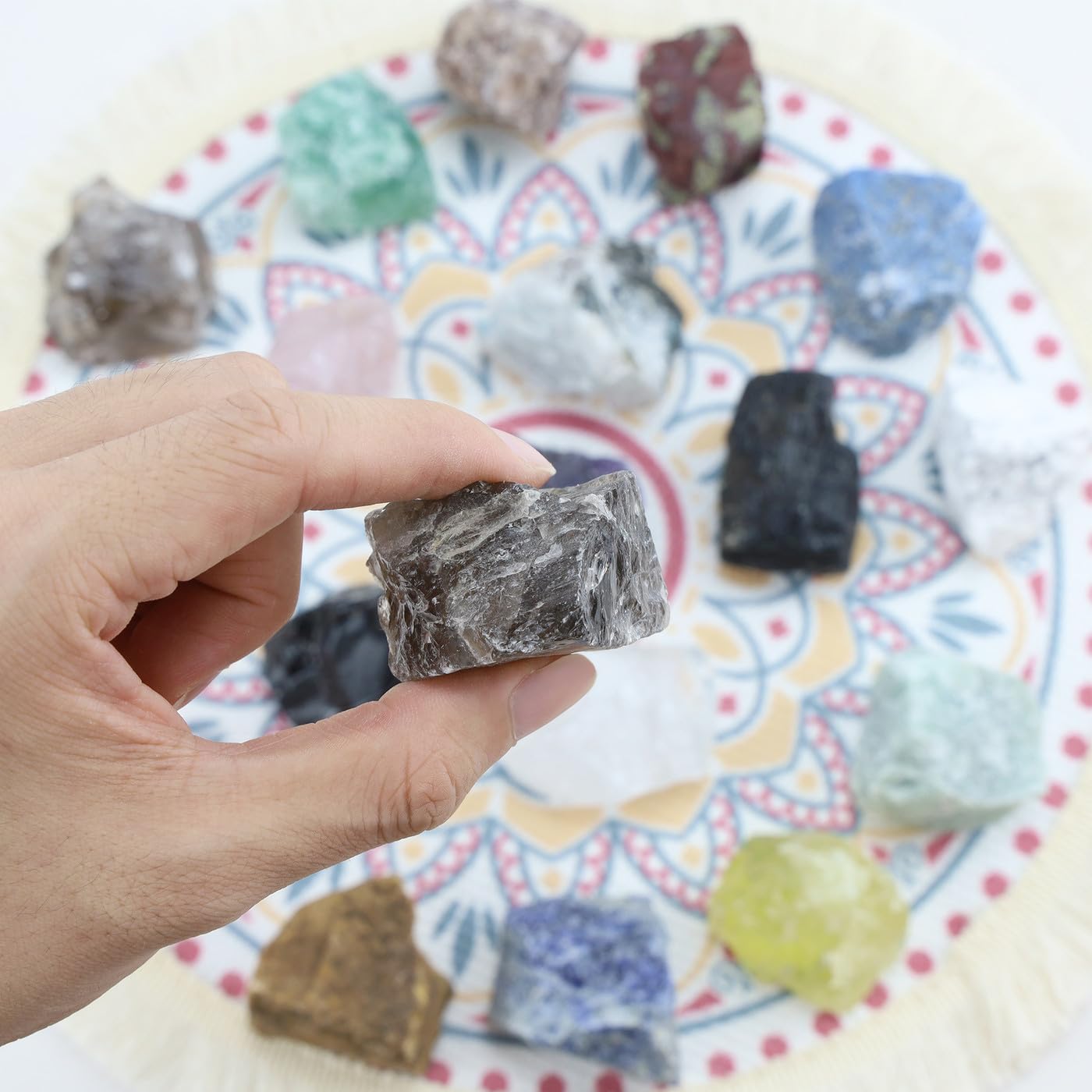 NUKAYAI quartz fumé brut – cadeau authentique et naturel.
