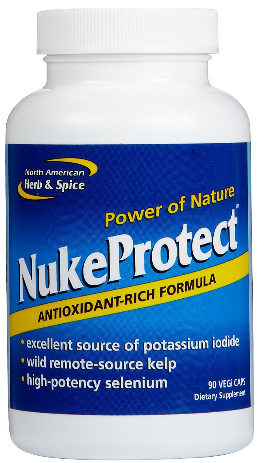 NukeProtect, gelules-bouteille: soutien antioxydant et apport en sélénium.