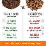 Numami Chaga - poudre biologique pure, sans additifs.