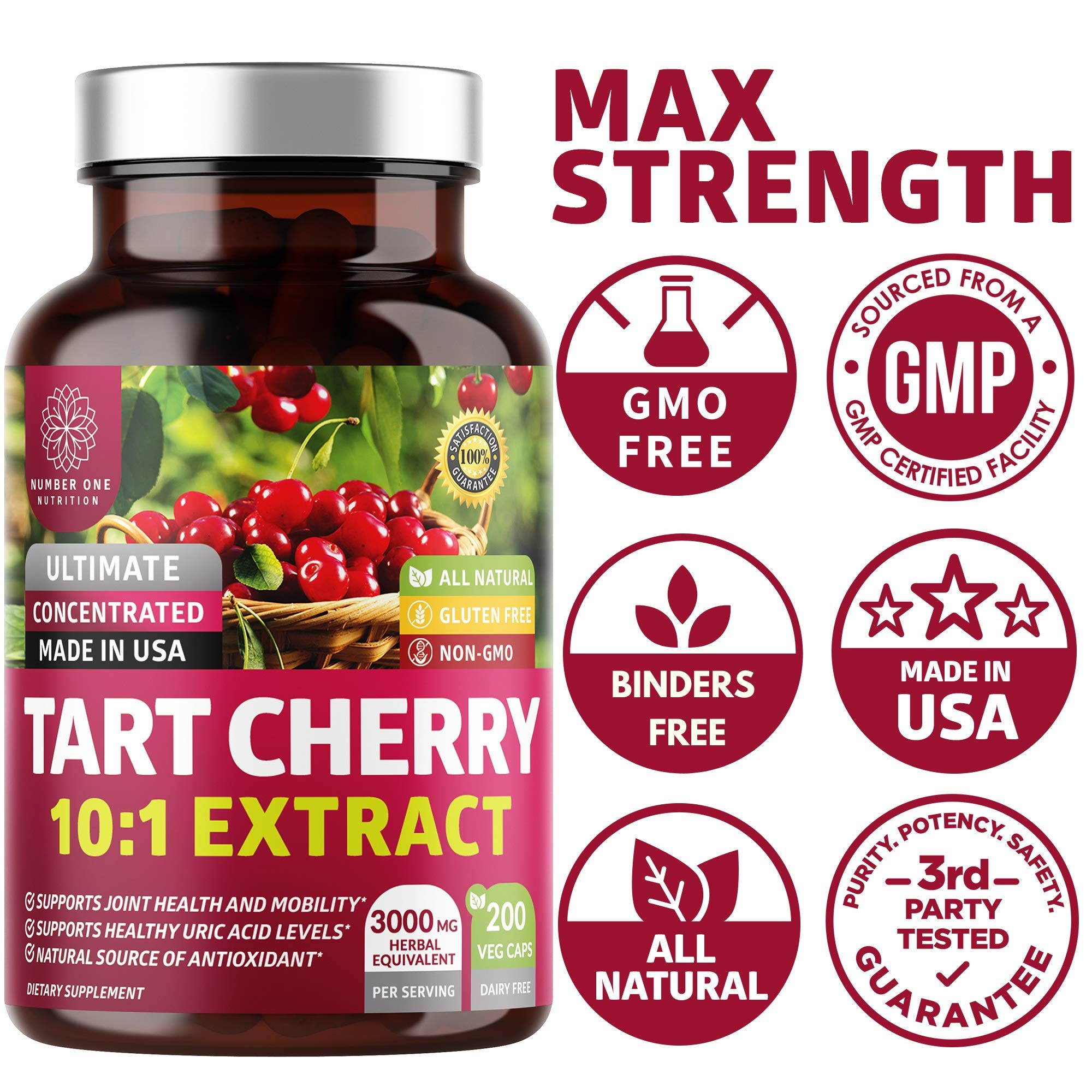 N1N extrait cerise tart – soutient récupération et énergie légère