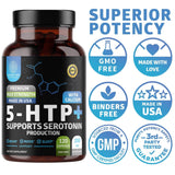 Routine quotidienne avec N1N Premium 5-HTP, prise facile.