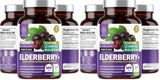 Capsules N1N Premium de sureau noir en bouteille, soutien immunitaire potentiel au quotidien.