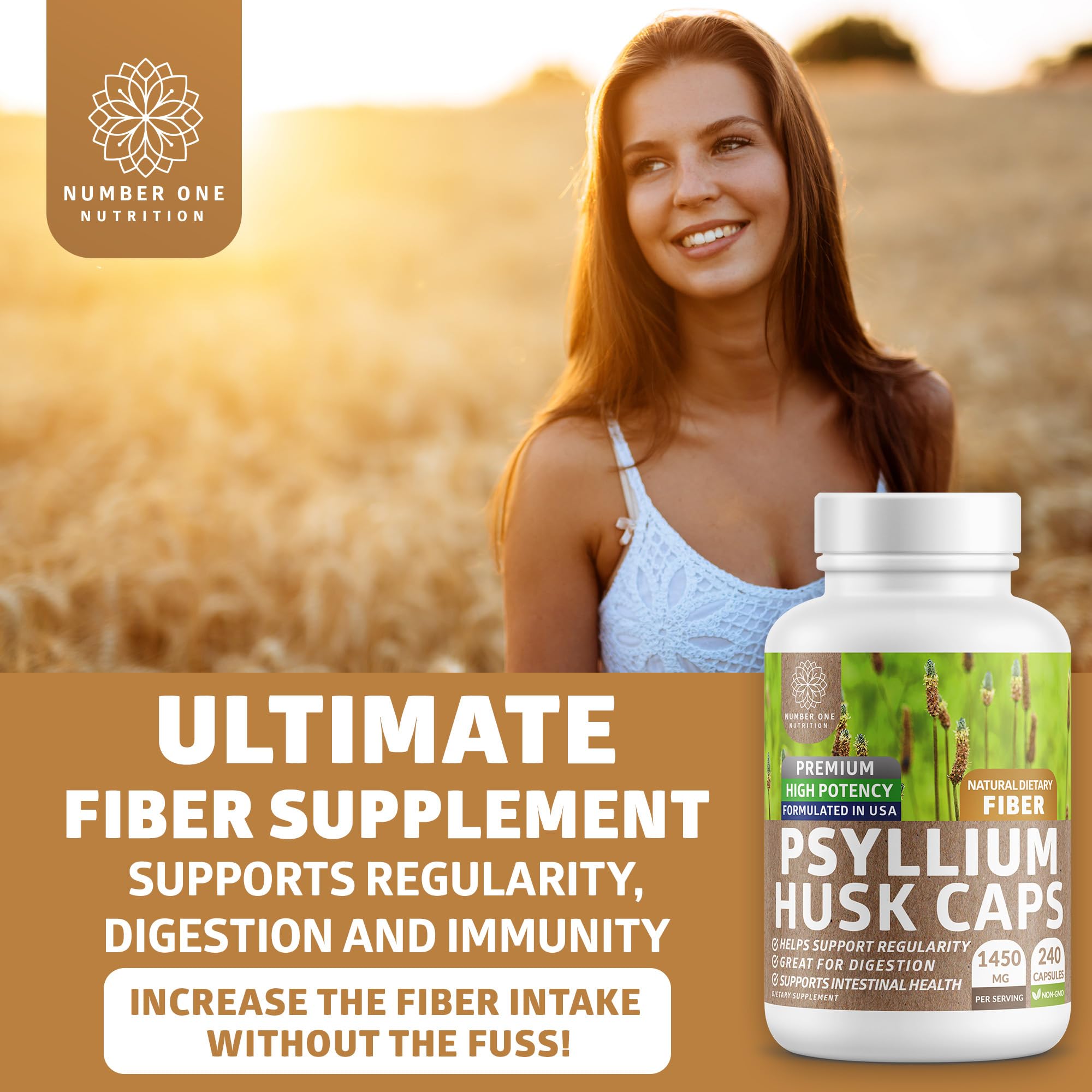 Capsules N1N Psyllium, utilisation quotidienne douce