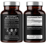 Shilajit Number One Nutrition, capsules gros plan, soutien énergétique possible.