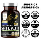 Shilajit Number One Nutrition, etiquette-emballage, informations claires et confiance.
