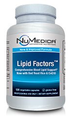 NuMedica Lipid Factors - flacon de capsules, soutien potentiel au métabolisme des lipides