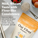 Tortillas à faible teneur en glucides enrichies par NuNaturals fibre d'avoine.