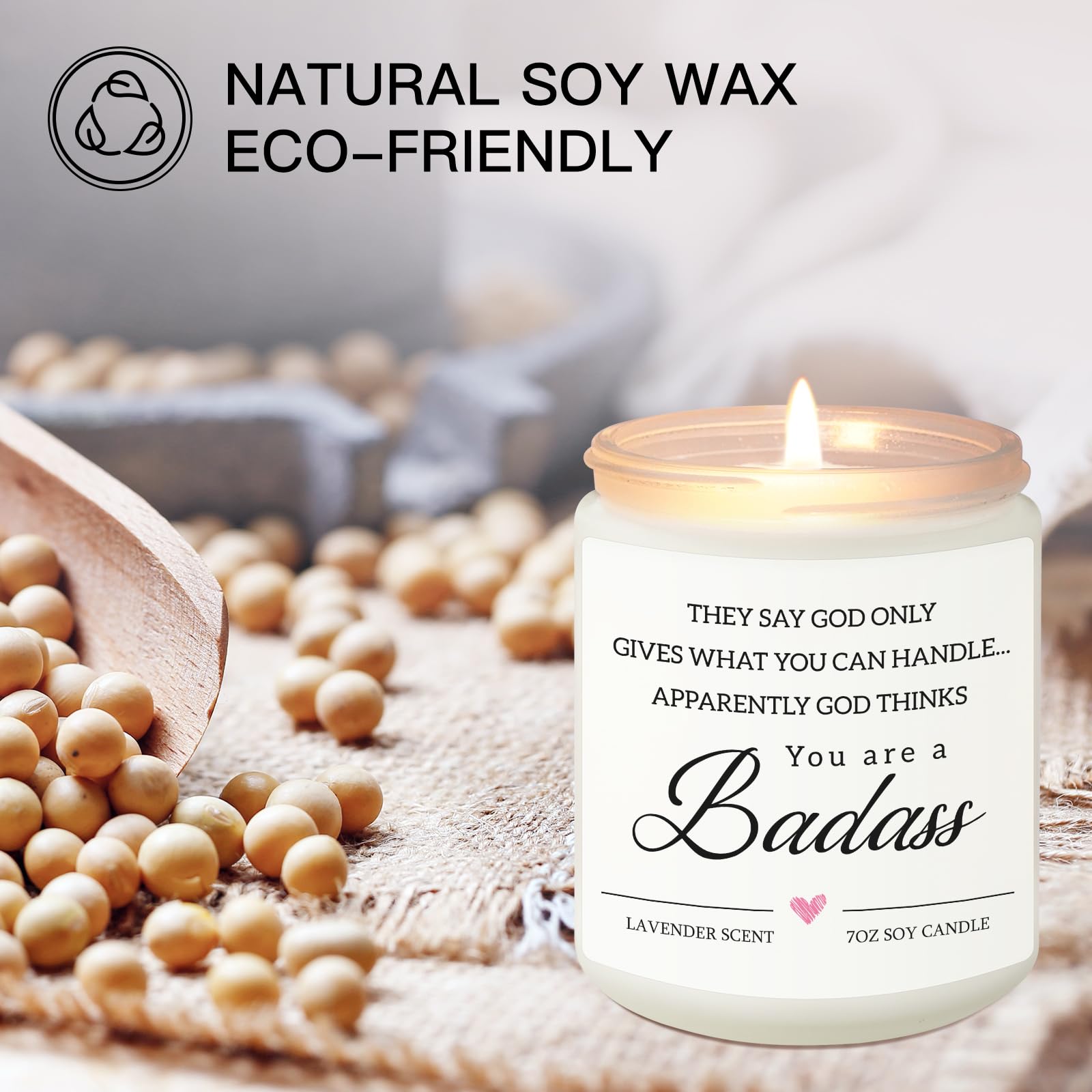 Bougie Nuowagify ambiance maison apportant chaleur et soutien au quotidien.