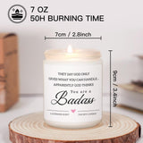 Bougie Nuowagify cadeau pour une amie, douceur et encouragement inclus.