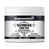 Nupharmisto Crème engourdissante lors de l’application pour un apaisement ciblé.