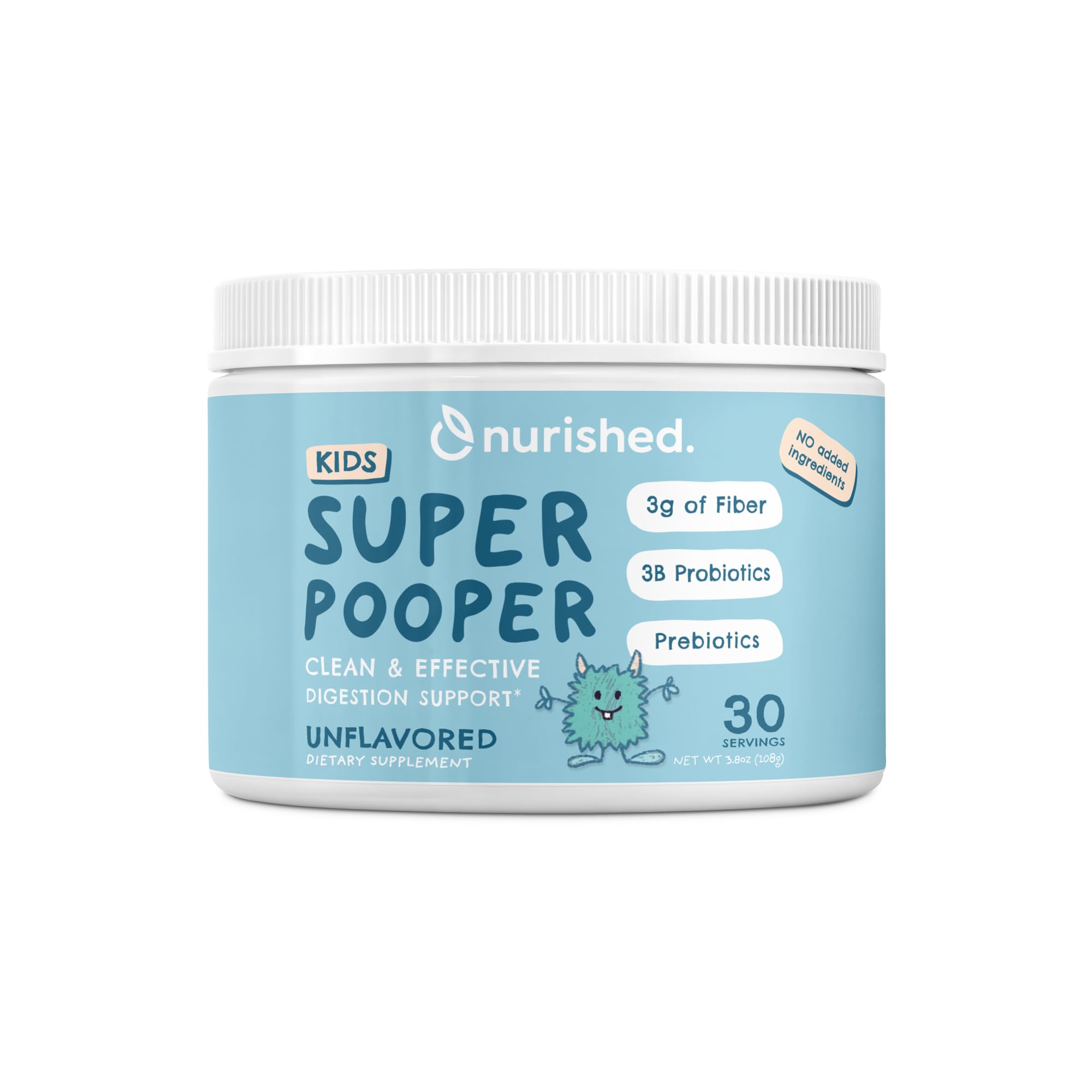 Nurished Super Pooper dans boîte, poudre inodore pratique pour le quotidien.