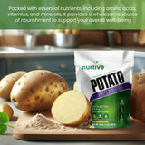 NURTIVE Protéine Pomme-de-Terre, acides aminés essentiels pour une nutrition végétale complète.