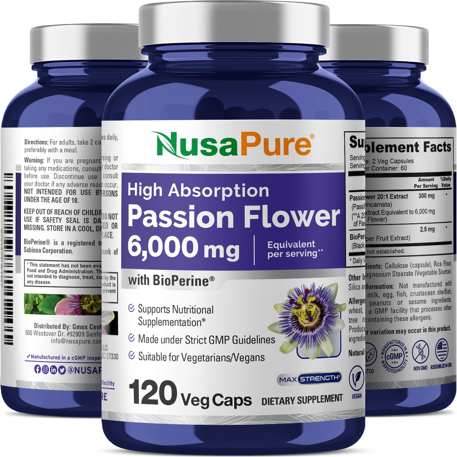 NusaPure Bioperine — améliore potentiellement l’absorption lors de l’usage quotidien.