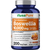 NusaPure Boswellia Serrata - bouteille et capsules, usage quotidien potentiel
