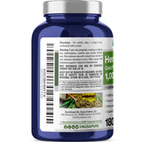 Bouteille NusaPure, étiquette claire sur la formulation et le dosage.